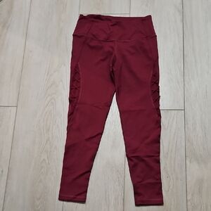 Women's Victoria Sport Burgundy Leggings